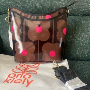 Orla Kiely in Abacus Conker crossbody